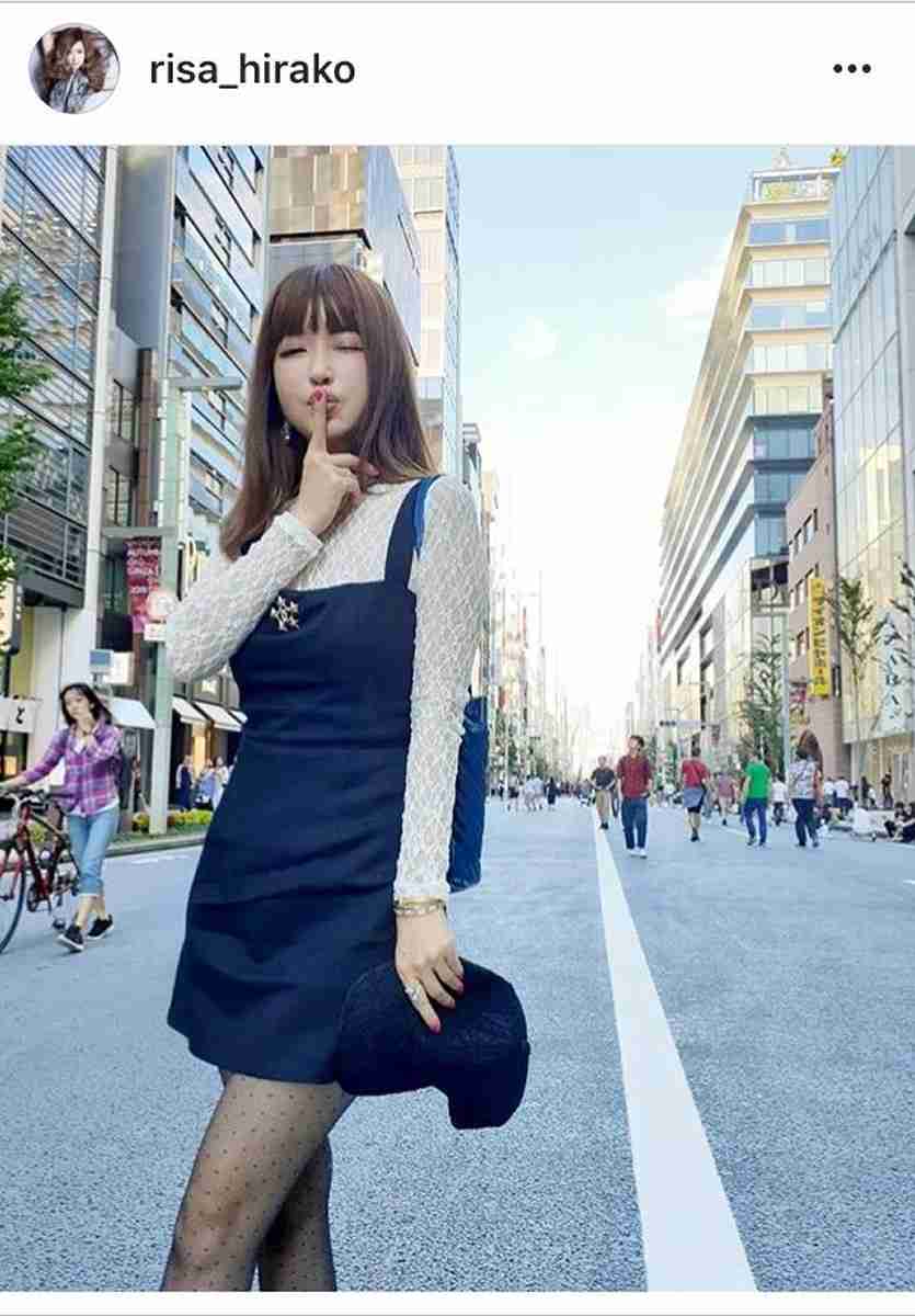 平子理沙 ミニ丈ワンピの 銀ブラ コーデが反響 ドール感すごい 可愛すぎ ゴシップごりごり速報