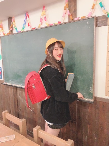 Ske48石川花音の制服 ランドセル これはｗｗｗ これで握手するなら行ってみたい Ske48箱推し