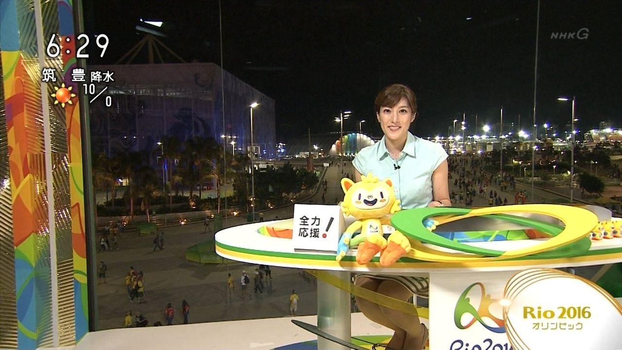 Nhk上原光紀アナが顔でかい あご長いけど美脚ｗｗリオ五輪でのもらい泣き 鼻ティッシュも評判にｗｗｗ 画像あり Newsまとめもりー 2ch まとめブログ