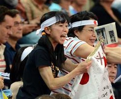 内村周子応援時の画像