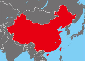 The_location_of_China