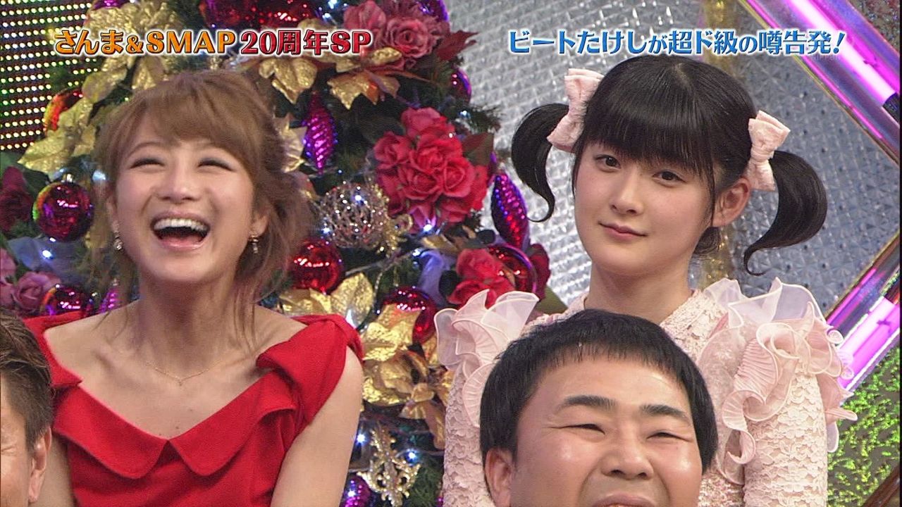 さんま Smap たけしの下ネタを聞いたももちと本田翼の顔ｗｗｗ 画像 動画あり 美女と野獣のクリスマススペシャル14 まとめの曲がり角