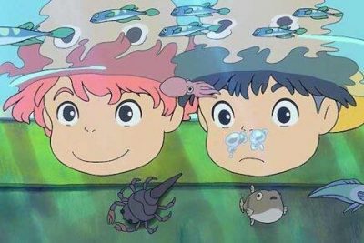 ポニョと宗助41965971 -400x267