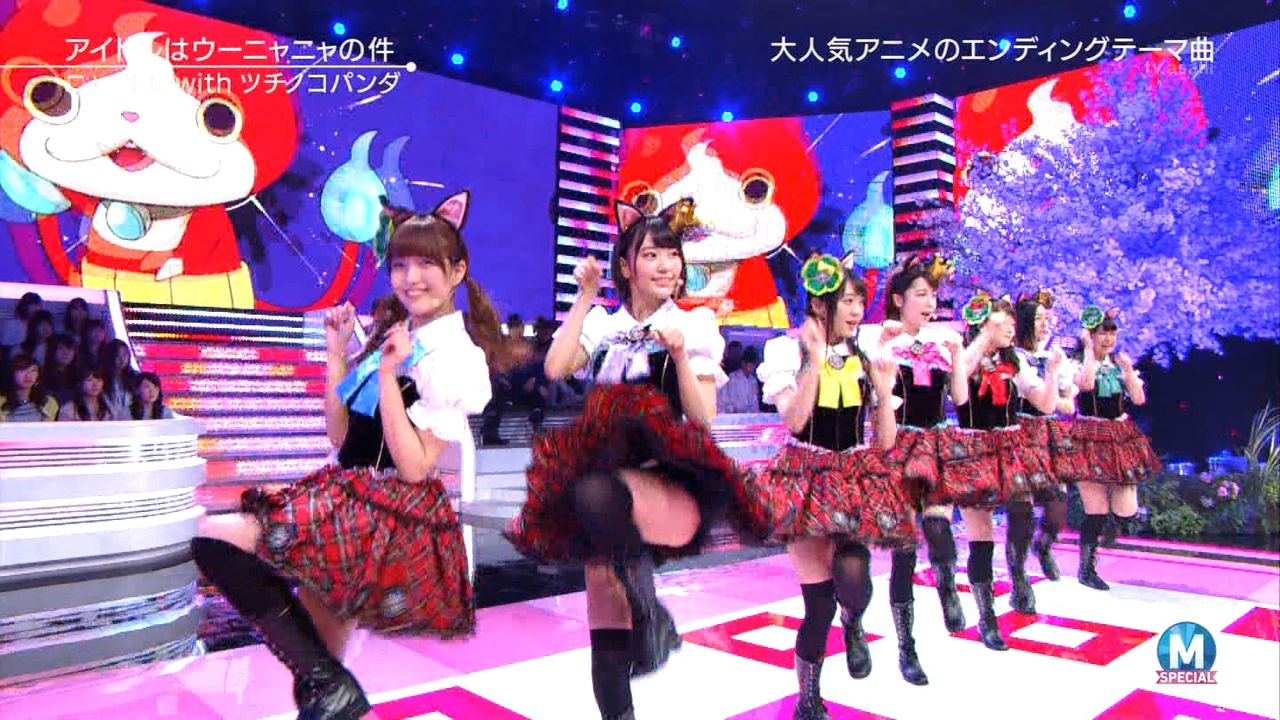 ニャーkbがmステで放送事故ｗｗｗ 動画 画像あり Cd発売する新曲 アイドルはウーニャニャの件 をメンバーが4月3日ミュージックステーション3時間spで披露した結果www Newsまとめもりー 2chまとめブログ