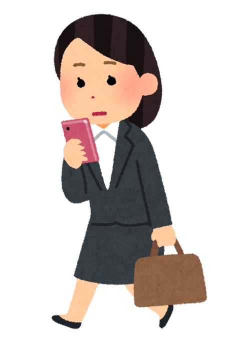 smartphone_businesswoman_walk