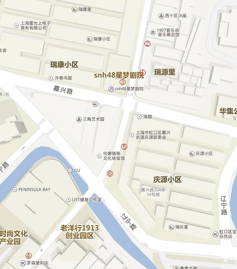 SNH48偶像指南map