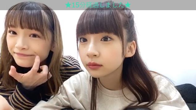 荻野由佳ちゃんと太野彩香ちゃんがshowroom配信中 Akbフレンド