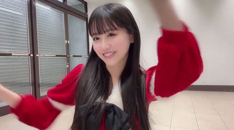 【STU48】中村舞、サンタQロース配信🎅