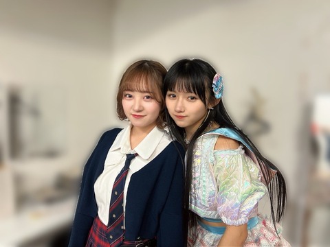 【元STU48】門脇実優菜、田村菜月とのツーショット🧅【門脇実優菜ソロライブツアー 大阪】