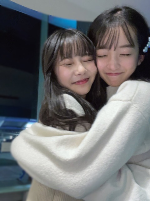 【AKB48 #山口結愛】ゆいち、HKT48の江口心々華ちゃんと再会する🥰