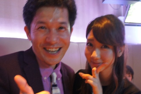 柏木由紀が打ち上げ