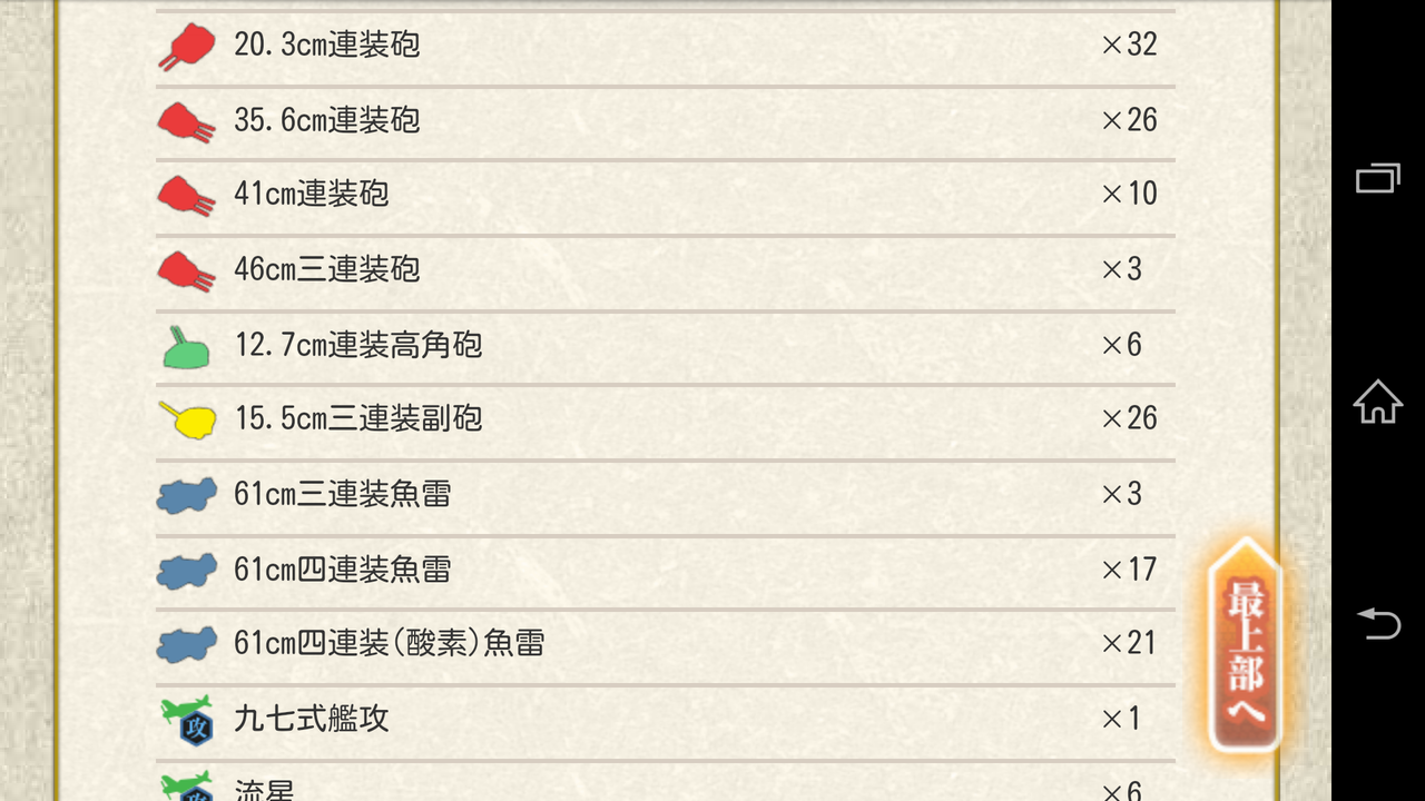 艦これアーケード みんなどのくらい副砲 三連装 持ってるの 艦これアーケードまとめ速報 艦アケ 艦これac