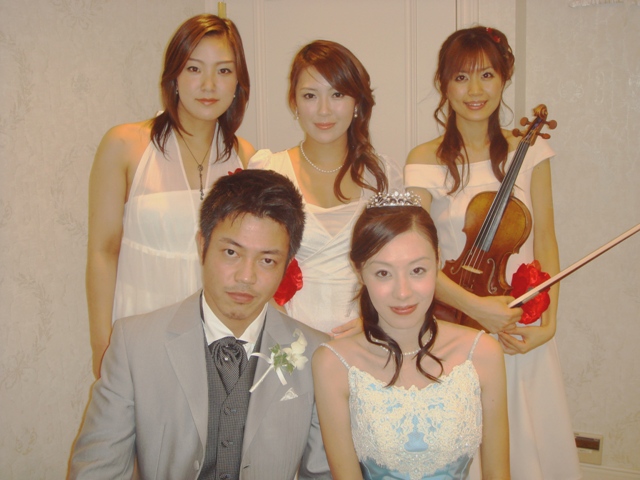 大学の友人の結婚式 ソプラノａｋｉの 歌に生き に生き