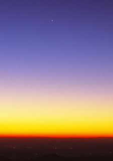 雲取山早朝 明けの明星