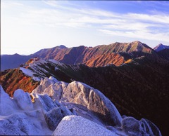 燕山荘遠望