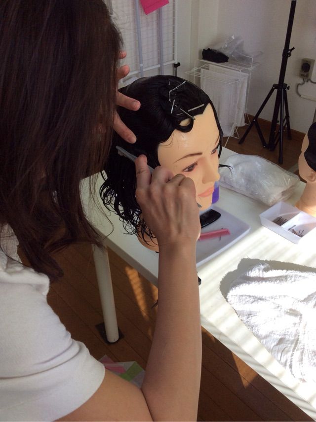 定価 <br>理容国家試験用 練習用 メンズウィッグ 人毛100％ 国家試験