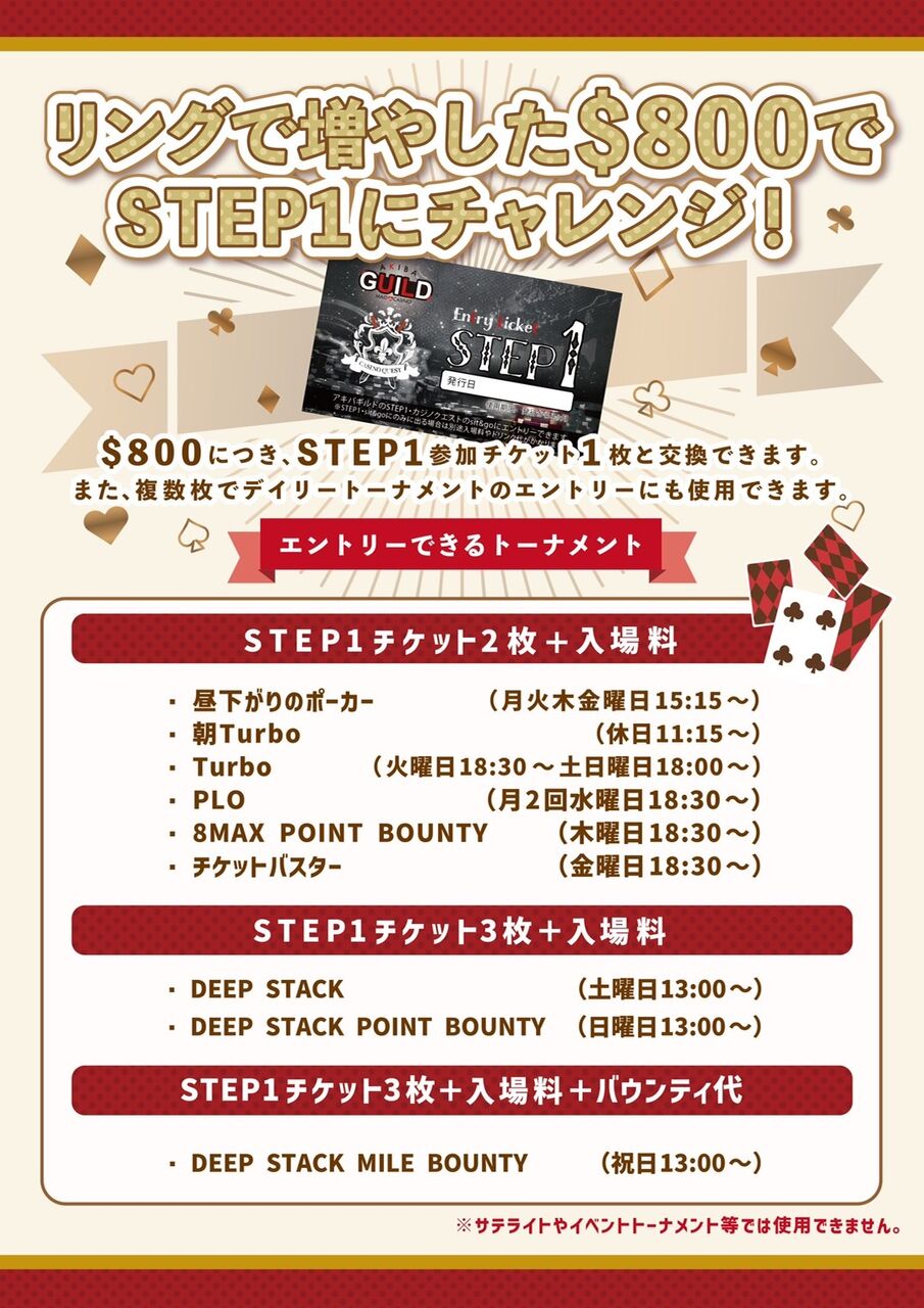 STEP1チケット