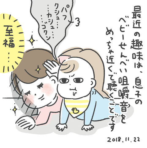 181121ベビーせんべいの音