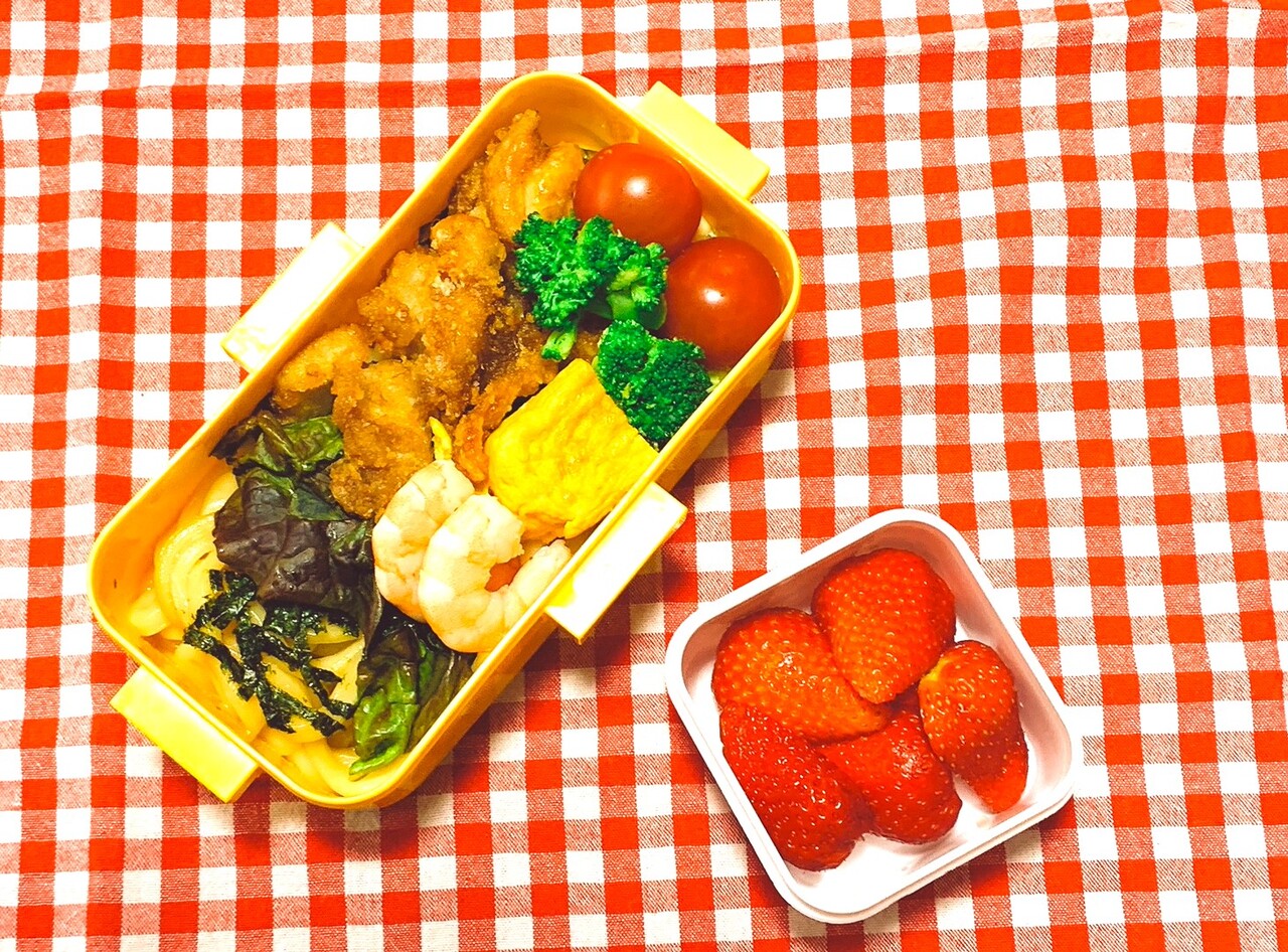 女子高校生のお弁当【焼うどん＆から揚げ献立】 2年間で350万円貯めた！ズボラ主婦の節約家計簿管理ブログ Powered by ライブドアブログ