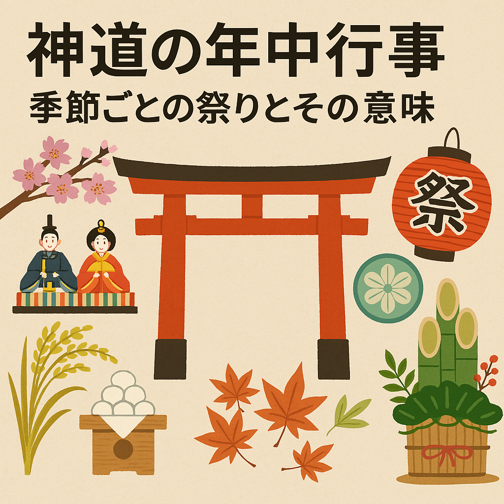 【実践・儀式編】神道の年中行事：季節ごとの祭りとその意味 : しあわせAI日和｜60代からのやさしい暮らし