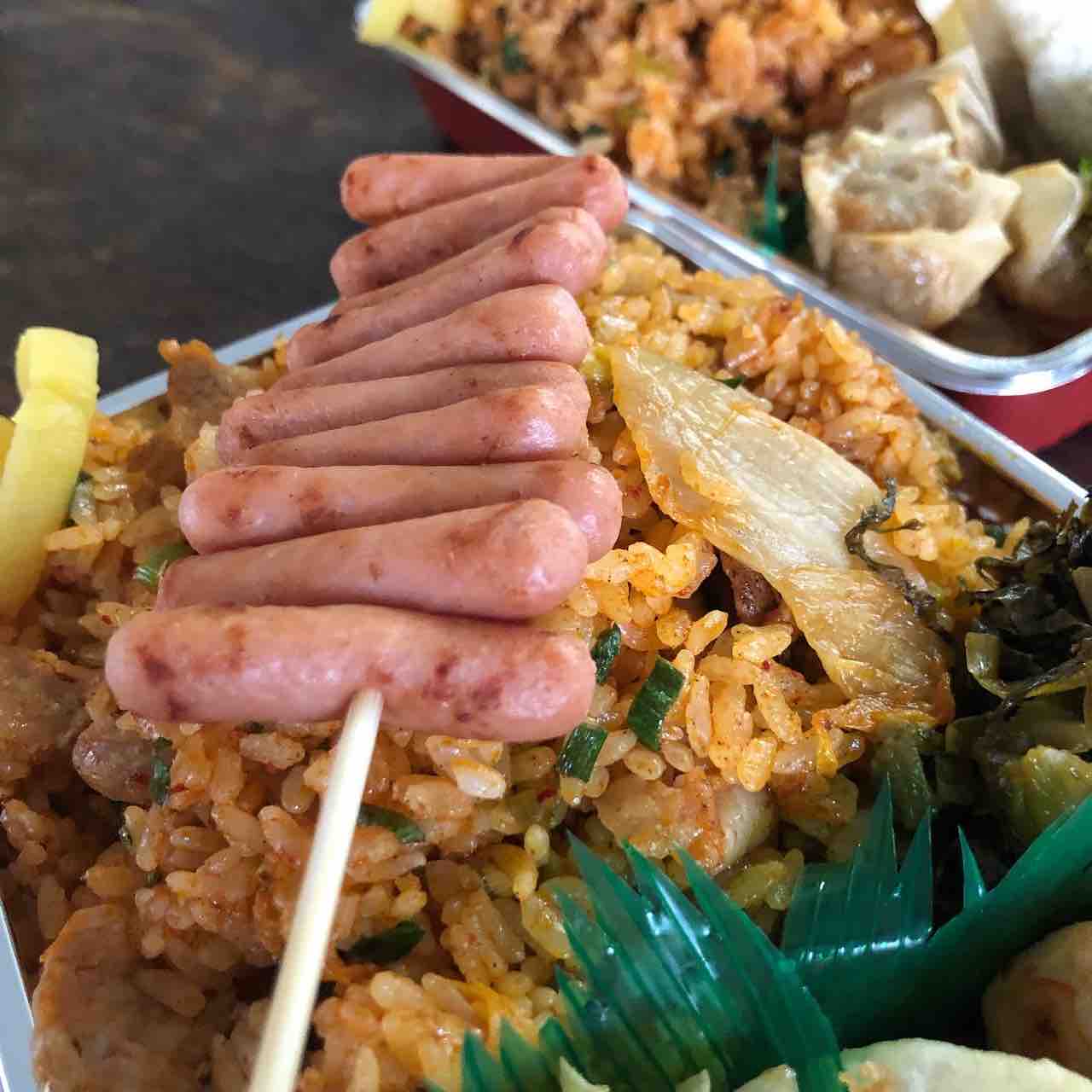 ポークビッツ弁当 寮母あきこの毎日ごはん Powered By ライブドアブログ