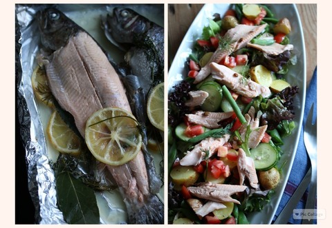 Trout salad