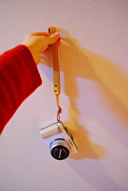 acruストラップ下げて