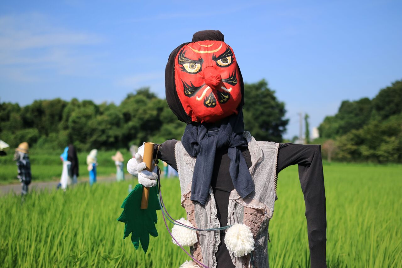 akimo散策日記 : 見沼の一人 案山子