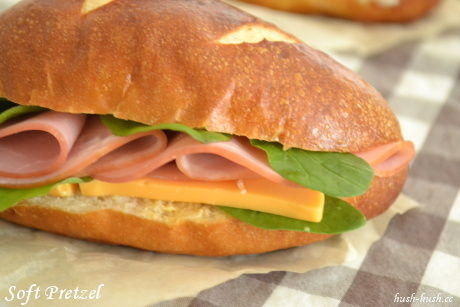 本格パンレシピ プレッツェルサンド 思い出の味を再現 Hush Hushのおいしいレシピブック