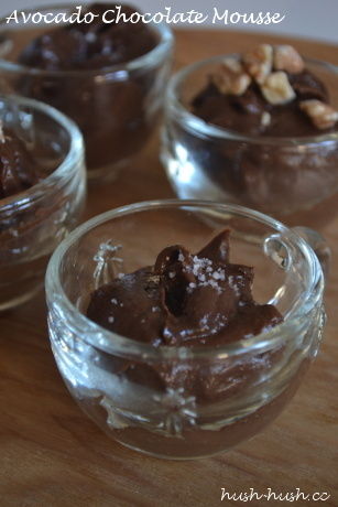 ケトアボカドチョコレートムースのレシピ