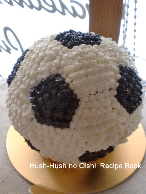 サッカーボール型ケーキ 真ん丸リアル Hush Hushのおいしいレシピブック サッカーボール型ケーキ 真ん丸リアル Hush Hushのおいしいレシピブック