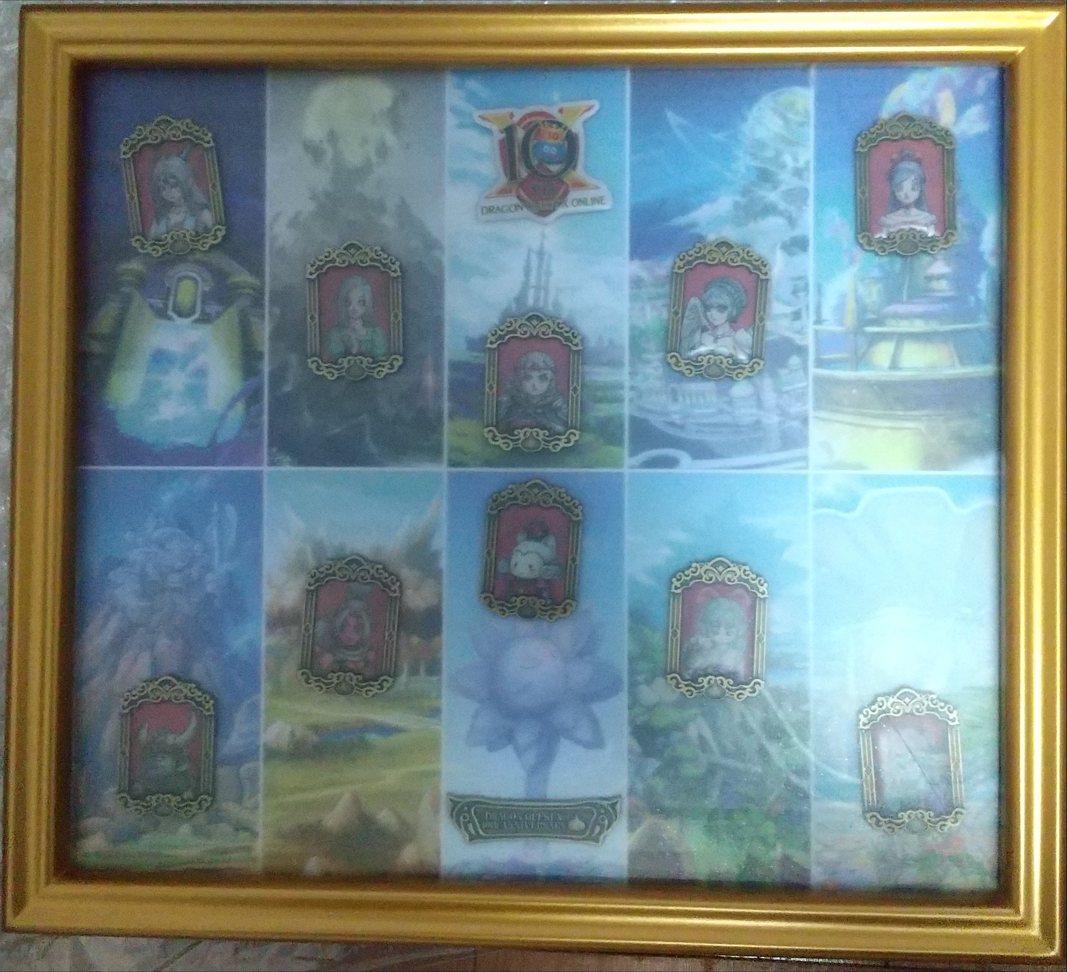 10周年記念ピンズセット届きました : どらくえだいすき #ドラクエ10 #DQ10