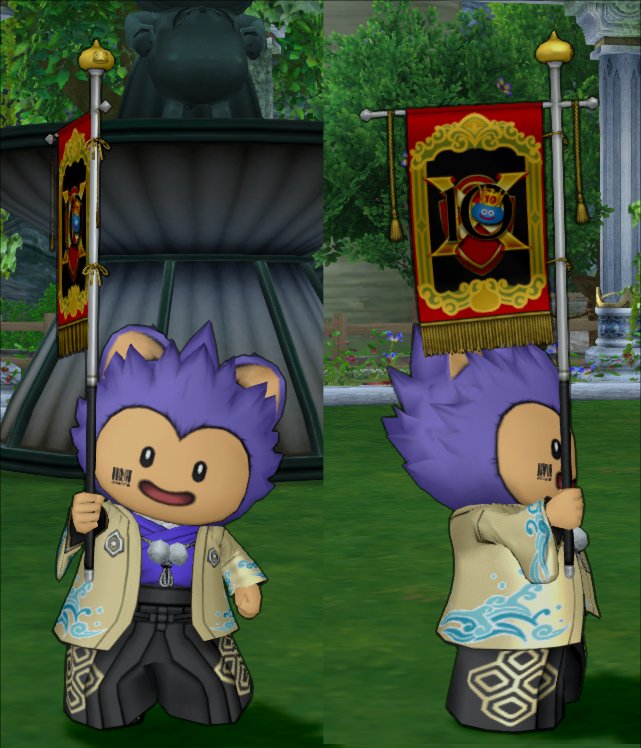 2022080DQX10周年記念御旗