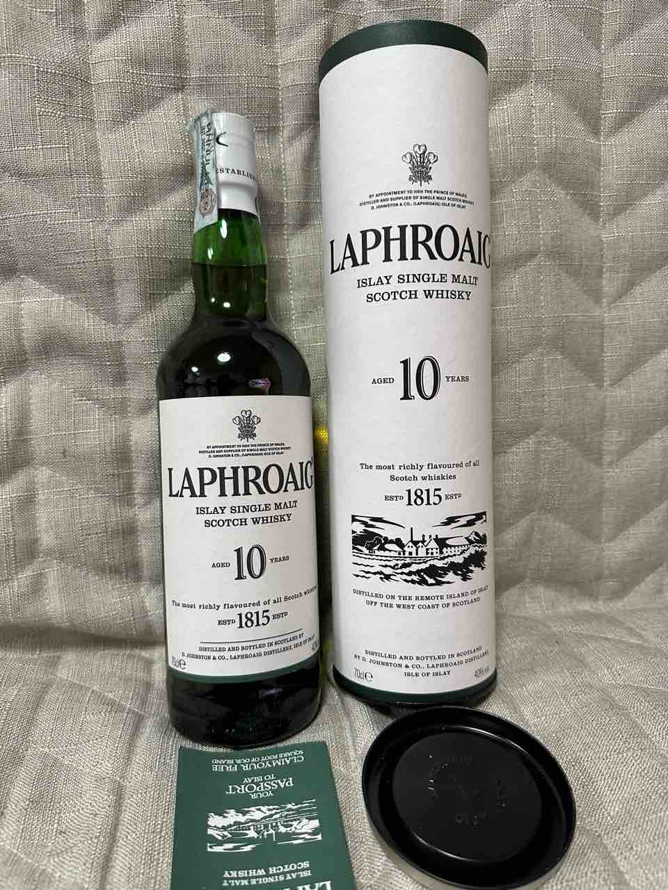 イタリア向けラフロイグ10年/ Laphroaig 10 years for Italy