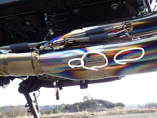 CB1100RD 純正マフラー　補修ベース