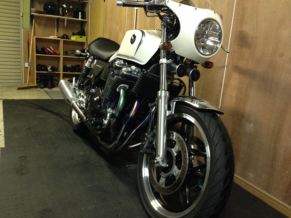 CB1100」「排気音動画撮影」「TSR スリップオン アルミバレル