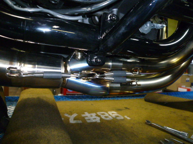 CB1100」「交換」「TSR 手曲げチタンフルエキゾースト アルミバレル