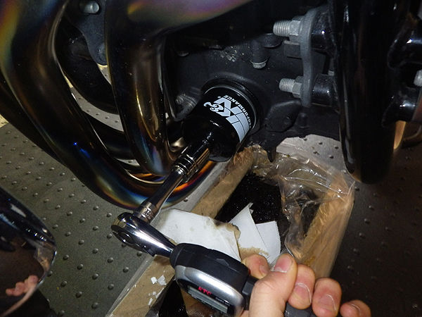 Cb1100 メンテナンス チェーン清掃 オイル交換 3回目 Cb1100カスタム 徘徊録in岡山