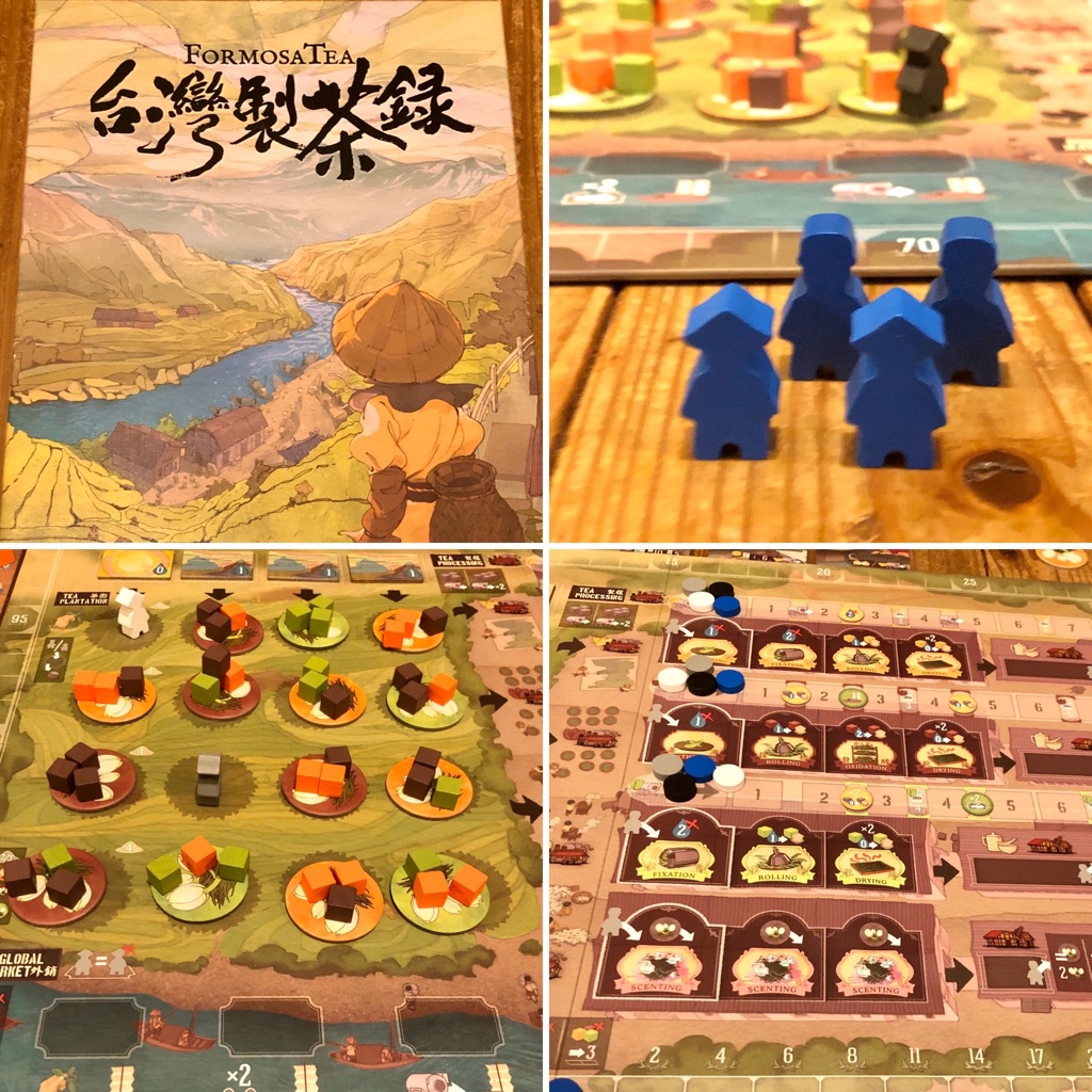 台湾発ボードゲーム3作品「腹黒菓子店」「電力世界」「台湾製茶録
