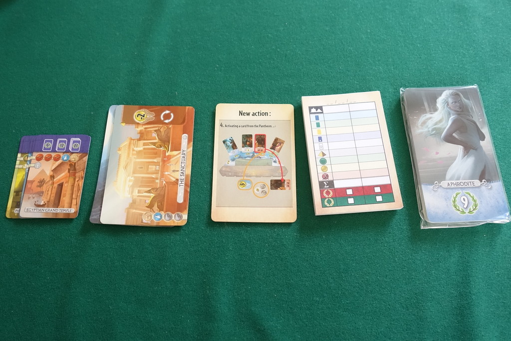 世界の七不思議デュエル 拡張パンテオン 開封の儀 ある元心理カウンセラーのボードゲーム日記