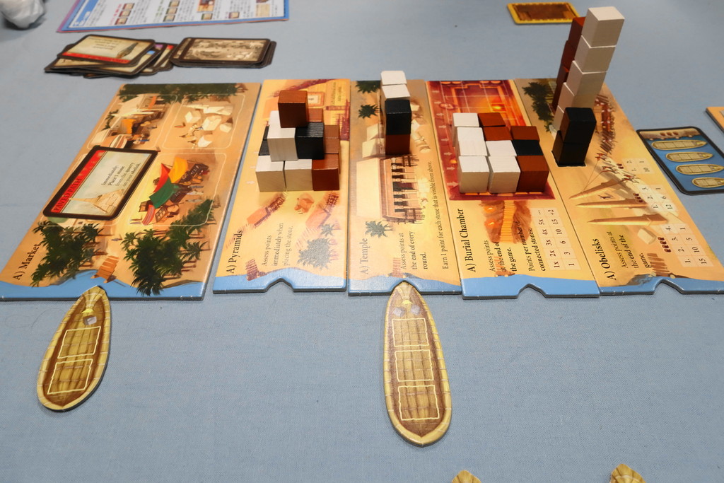 ボードゲーム Imhotep イムホテップ リプレイ ある元心理カウンセラーのボードゲーム日記