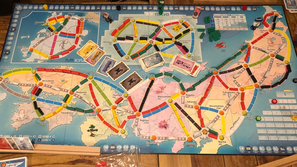 鉄道ボードゲームの名作 チケット トゥ ライド の日本マップ 今日のボドフォト ある元心理カウンセラーのボードゲーム日記 鉄道ボードゲームの名作 チケット トゥ ライド の日本マップ 今日のボドフォト ある元心理カウンセラーのボードゲーム日記