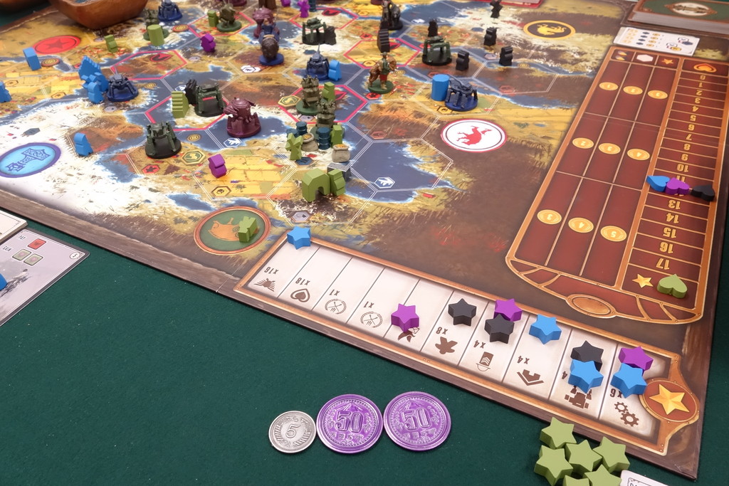 彼方よりの侵攻 Invaders From Afar 大鎌戦役 サイズ Scythe 拡張リプレイ ある元心理カウンセラーのボードゲーム日記