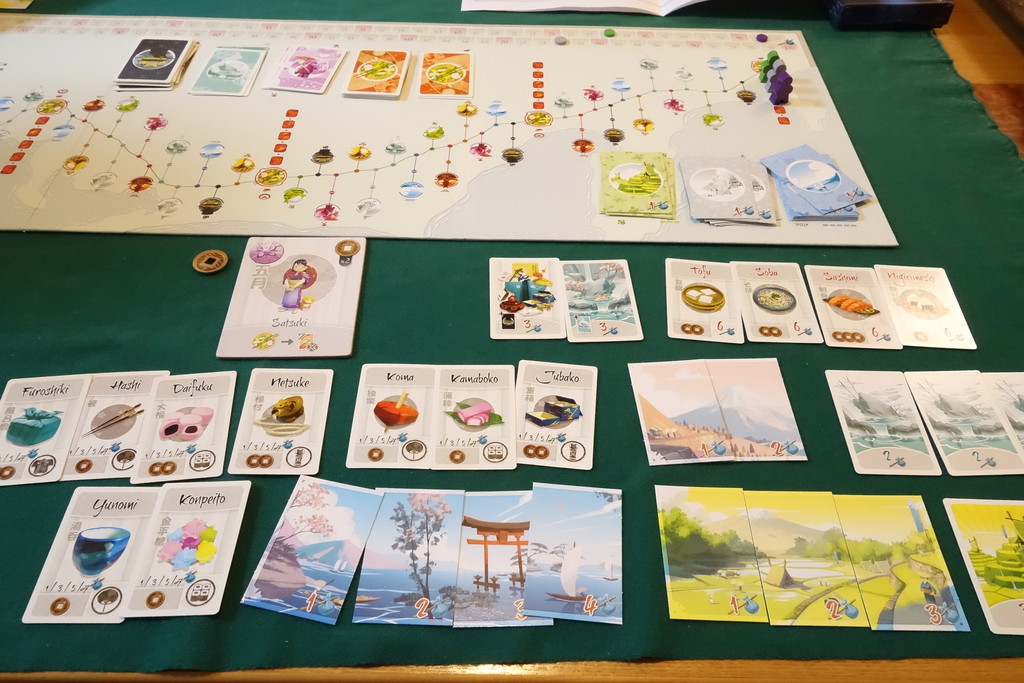 ボードゲーム Tokaido 東海道 リプレイ ある元心理カウンセラーのボードゲーム日記