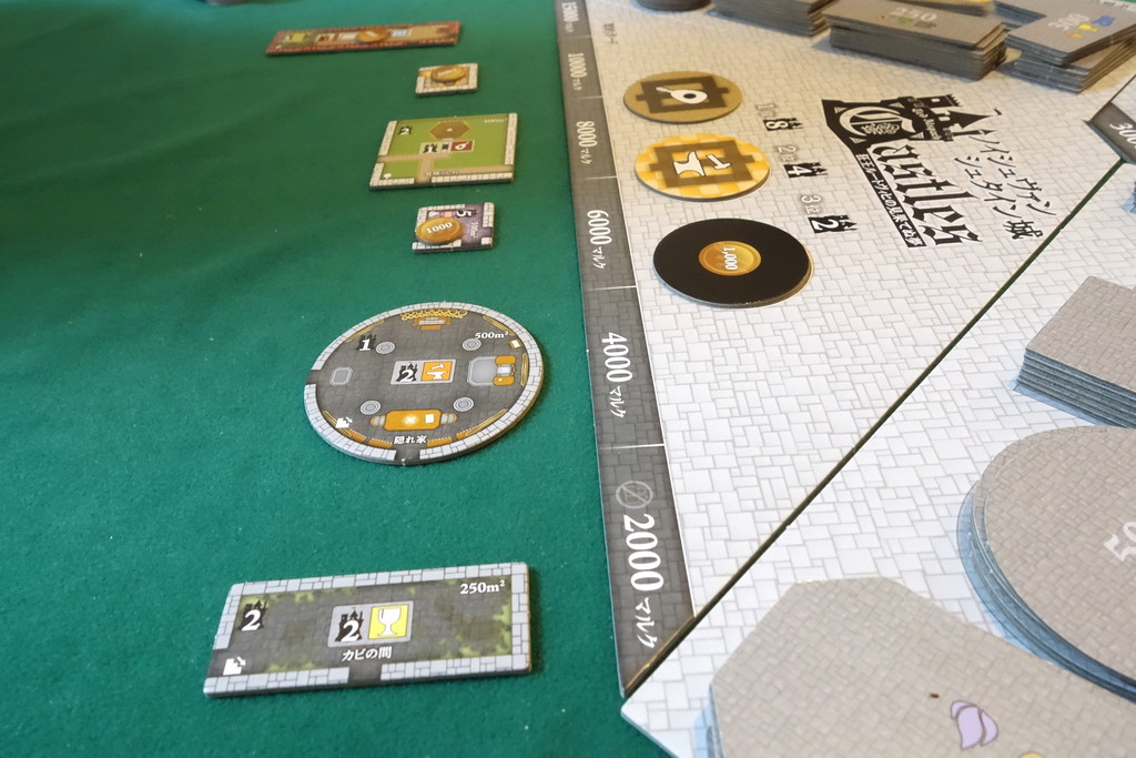 ボードゲーム ノイシュヴァンシュタイン城 リプレイ ある元心理カウンセラーのボードゲーム日記 ボードゲーム ノイシュヴァンシュタイン城 リプレイ ある元心理カウンセラーのボードゲーム日記