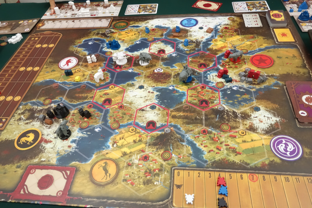 大鎌戦役 サイズ Scythe リプレイ 前編 19年代の仮想世界で戦う ある元心理カウンセラーのボードゲーム日記 大鎌戦役 サイズ Scythe リプレイ 前編 19年代の仮想世界で戦う ある元心理カウンセラーのボードゲーム日記