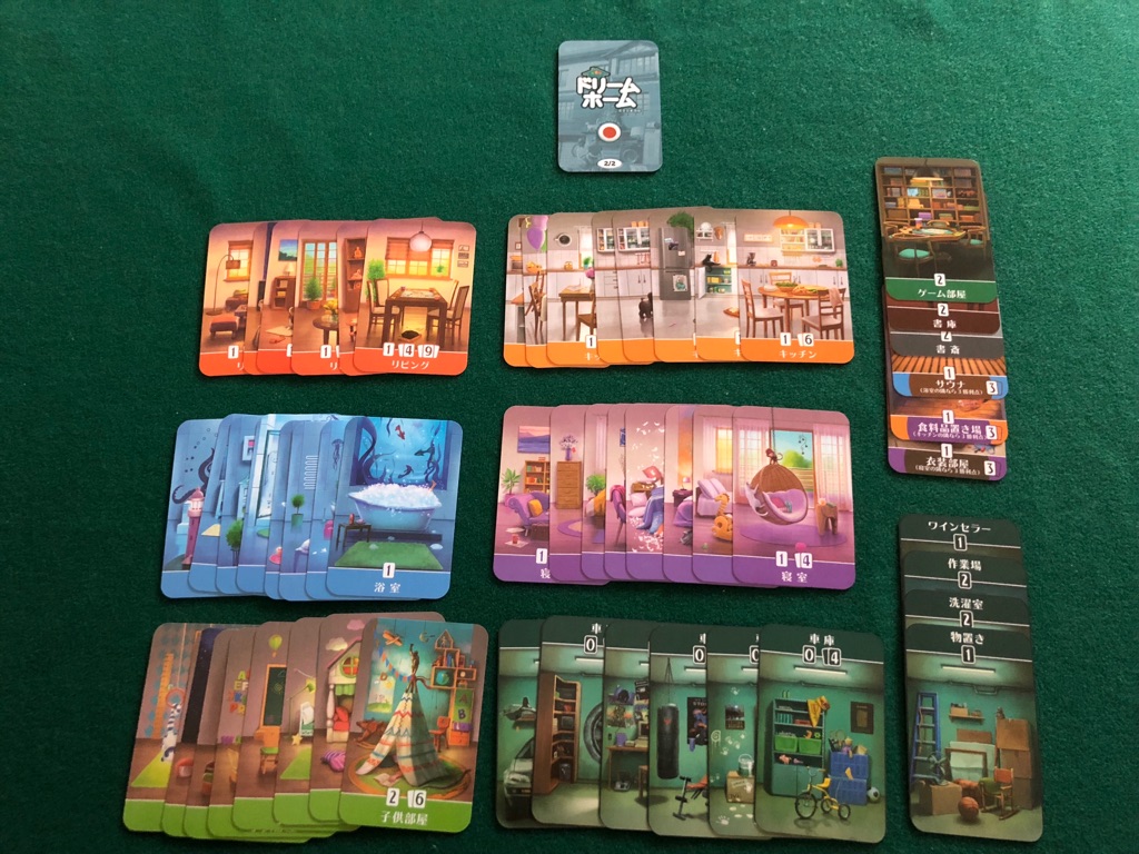 ドリームホーム 完全日本語版 開封の儀 ある元心理カウンセラーのボードゲーム日記 ドリームホーム 完全日本語版 開封の儀 ある元心理カウンセラーのボードゲーム日記