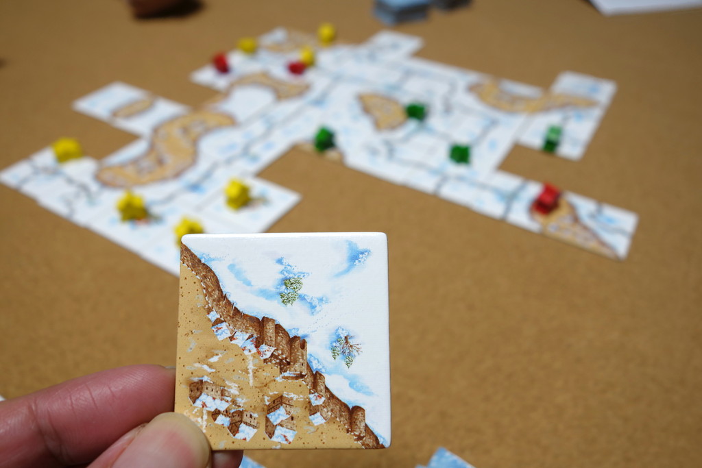ボードゲーム『カルカソンヌ』ウィンターエディション リプレイ 