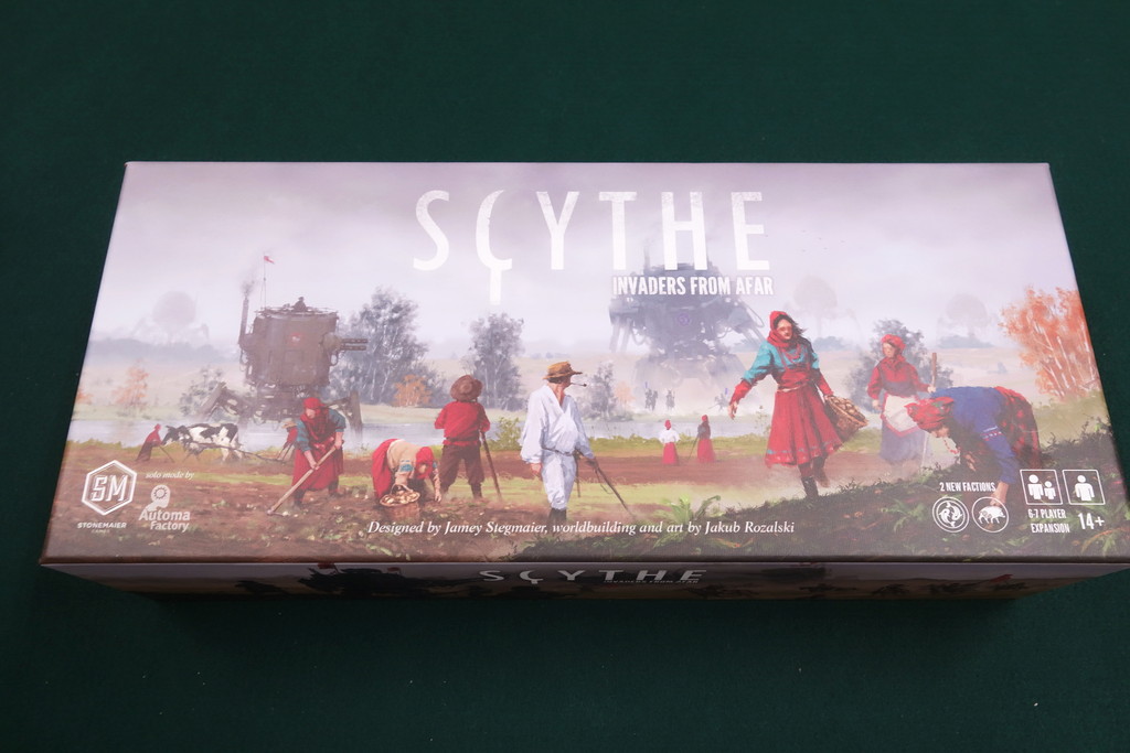 彼方よりの侵攻 Invaders From Afar 大鎌戦役 サイズ Scythe 拡張リプレイ ある元心理カウンセラーのボードゲーム日記