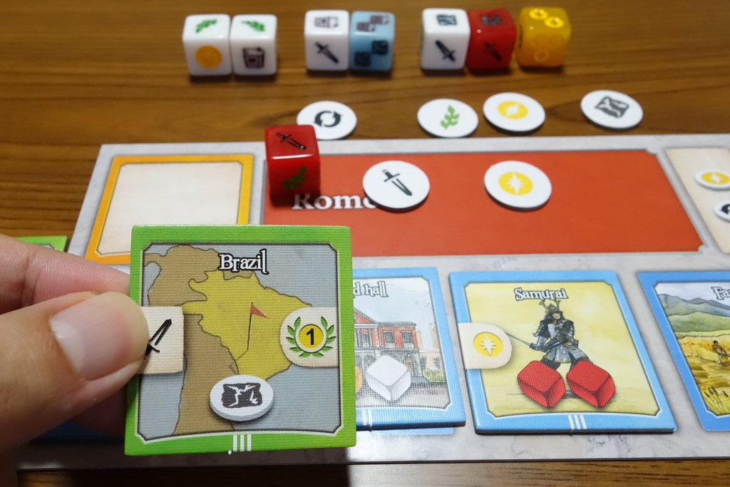 ネイションズダイスゲーム ダイスで文明発展 リプレイ ある元心理カウンセラーのボードゲーム日記